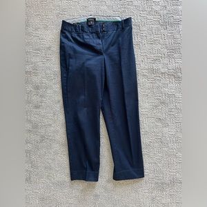 Talbots Heritage Navy slim ankle slit pants